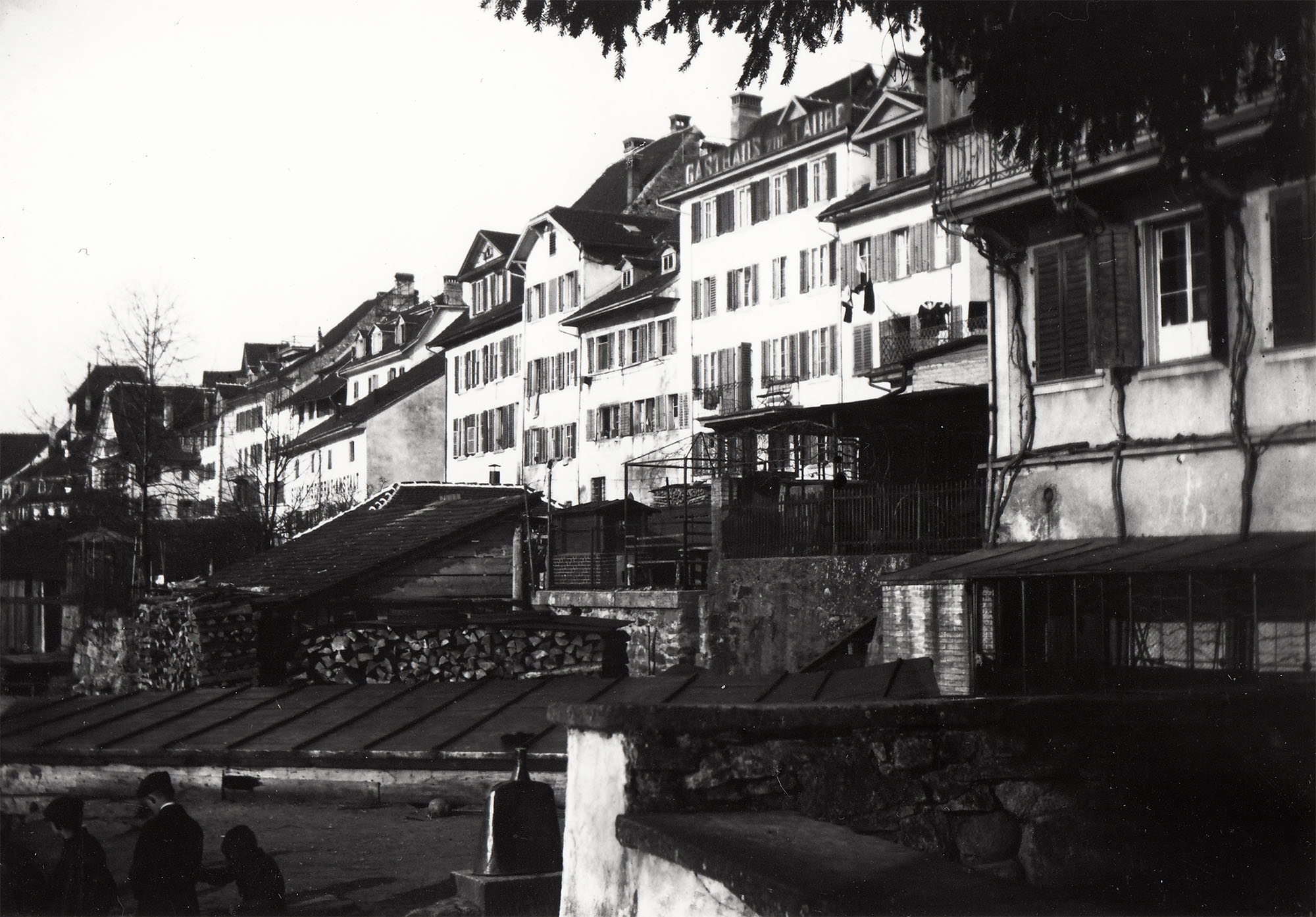 Unter Altstadt Zug vom See her um 1900